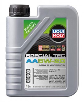 Масло моторное Liqui Moly Special Tec AA 5W-20 (1 л) 7620