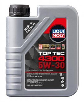 Масло моторное Liqui Moly Top Tec 4300 5W-30 (1 л) 8030