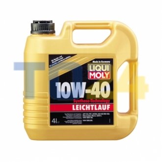 Масло моторное Liqui Moly Leichtlauf 10W-40 (4 л) 9501