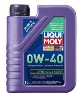 Моторное масло 0W40 (1L) LIQUI MOLY 9514 (фото 1)