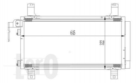 Радиатор кондиционера MZ 6(02-)1.8 i 16V(+) 030-016-0007