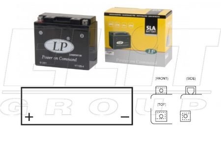 Мотоакумулятор LP SLA LP BATTERY YT12B-4 (фото 1)