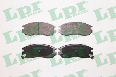 Дисковые тормозные колодки (передние) LPR 05P1012 (фото 1)