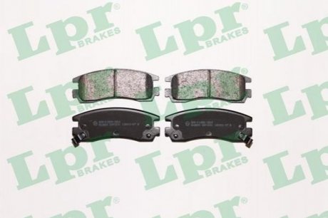 Дисковые тормозные колодки (задние) LPR 05P1031 (фото 1)