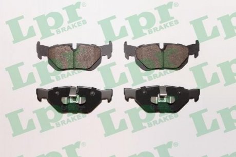 Дисковые тормозные колодки (задние) LPR 05P1252 (фото 1)