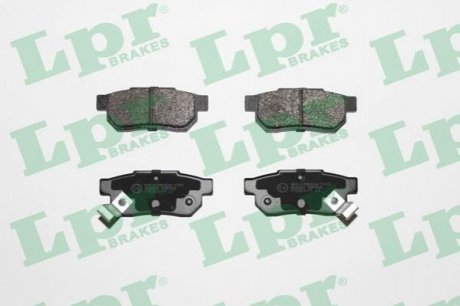 Дисковые тормозные колодки (задние) LPR 05P506 (фото 1)