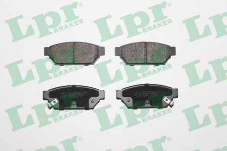 Дисковые тормозные колодки (задние) LPR 05P547 (фото 1)