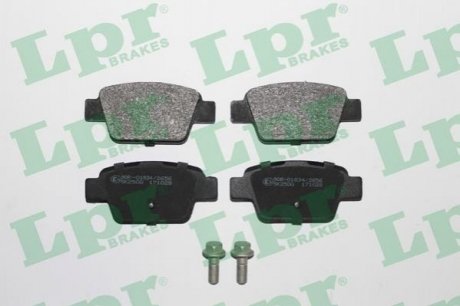 Дисковые тормозные колодки (задние) LPR 05P780 (фото 1)