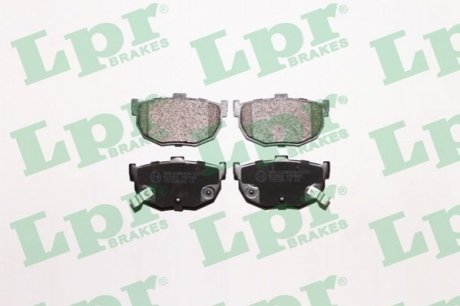 Дисковые тормозные колодки (задние) LPR 05P089 (фото 1)