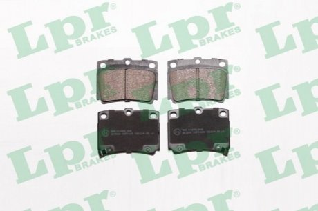 Дисковые тормозные колодки (задние) LPR 05P1029 (фото 1)