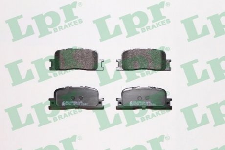 Дисковые тормозные колодки (задние) LPR 05P1115 (фото 1)