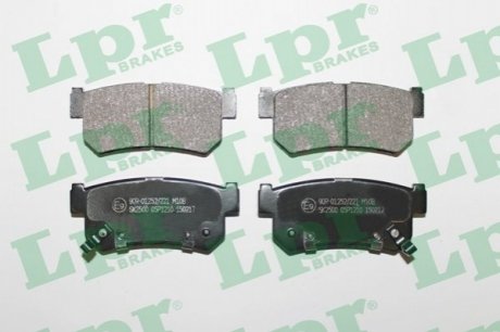 Дисковые тормозные колодки (задние) LPR 05P1210 (фото 1)