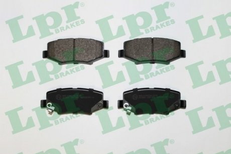 Дисковые тормозные колодки (задние) LPR 05P1555 (фото 1)