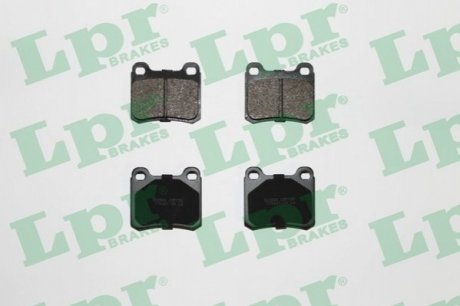 Дисковые тормозные колодки (задние) LPR 05P158 (фото 1)