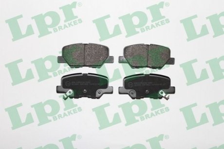 Дисковые тормозные колодки (задние) LPR 05P1802 (фото 1)