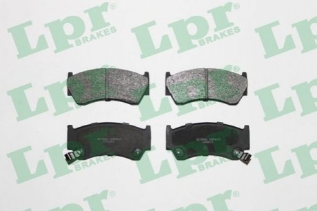 Дисковые тормозные колодки (передние) LPR 05P617 (фото 1)