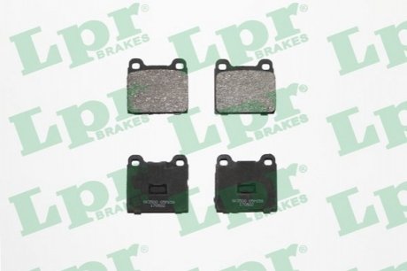 Дисковые тормозные колодки (передние) LPR 05P659 (фото 1)