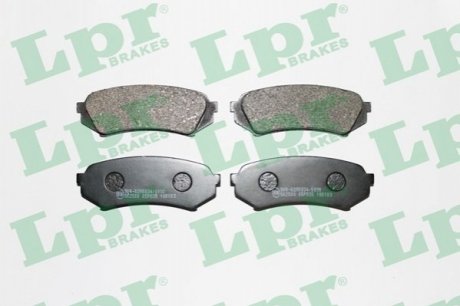 Дисковые тормозные колодки (задние) LPR 05P835 (фото 1)