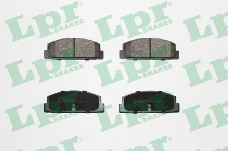 Дисковые тормозные колодки (задние) LPR 05P876 (фото 1)