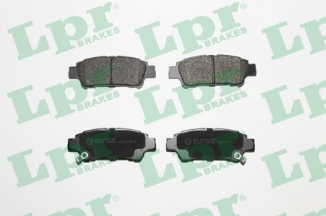 Дисковые тормозные колодки (задние) LPR 05P996 (фото 1)