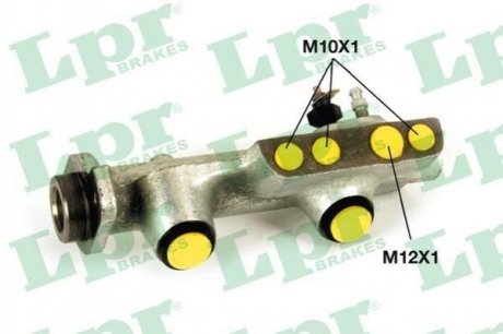 Колодка торм. барабан. FIAT DOBLO 1.3 D Multijet, 1.6 D Multijet, 10- задн. LPR 1101 (фото 1)