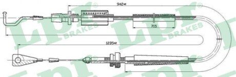 Трос акселератора C0030A