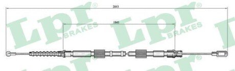 Трос ручного тормоза C0049B