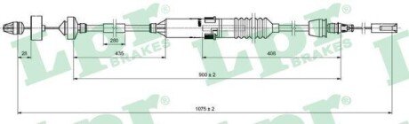 Трос зчеплення C0198C