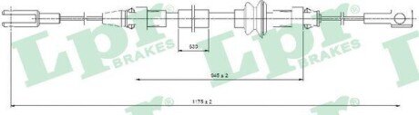 Тросик гальма стоянки C0368B