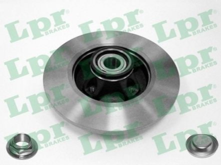 Тормозной диск (задний) LPR C1015PCA (фото 1)