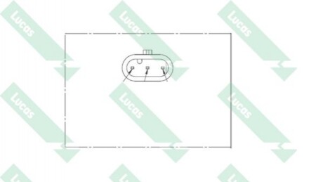Датчик положения коленвала LUCAS ELECTRICAL SEB2103 (фото 1)