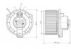 Електровентилятор обігрівача LAND CRUISER 100 4.2d / 4.7i (98-) LUZAR LFh 1950 (фото 1)