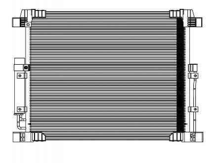 Радиатор кондиционера LUZAR LRAC 14F0A (фото 1)