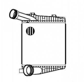 Радіатор інтеркулера LUZAR LRIC 1856 (фото 1)