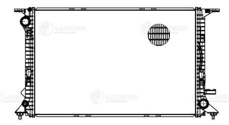 Радиатор охл. для а/м Audi A4 (07-)/A5 (07-)/A6 (11-)/A7 (10-) 2.7D/3.0D 2.5i/2.8i/3.0i M/A (LRc 1804) LUZAR