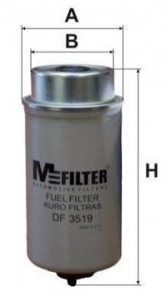 Топливный фильтр M-FILTER DF3519 (фото 1)