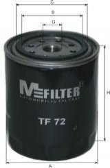 Фільтр масляний M-FILTER TF 72 (фото 1)