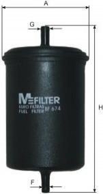 Паливний фільтр M-FILTER BF674 (фото 1)