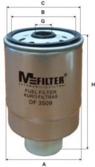 Паливний фільтр M-FILTER DF3509 (фото 1)