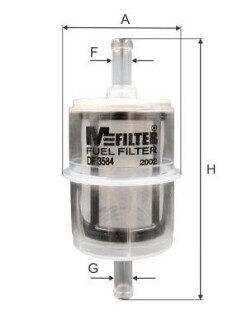 DF 3584 Фільтр паливний DF 3584