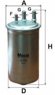 Топливный фильтр M-FILTER DF 679 (фото 1)