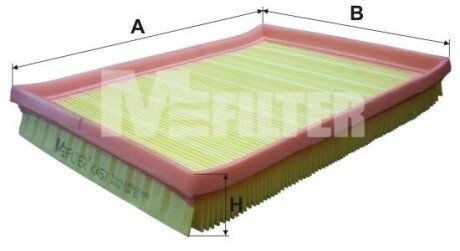 Фильтр воздушный Fiat (пр-во M-Filter) K457