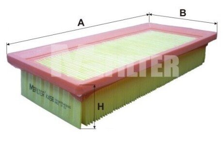 Фільтр повітряний FIAT (пр-во M-Filter) K458