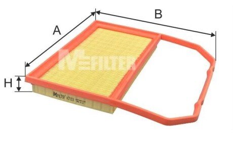 Фільтр повітряний Skoda Fabia / VW Polo 1.0 i/TSI 14- K 7153