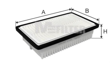 K 7167 Фільтр повітряний K 7167