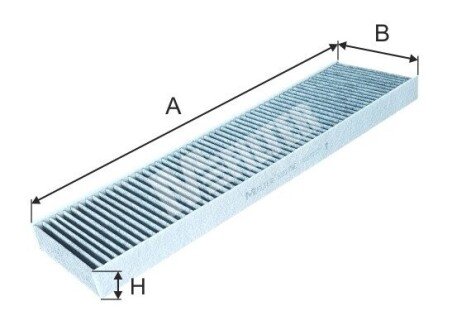Угольный фильтр салона M-FILTER K 9179C (фото 1)