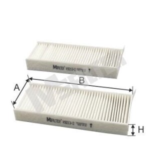 K 9213-2 Фільтр повітряний очищення повітря салону (комплект) K 9213-2