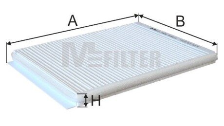 Фільтр салону CITROEN XSARA (пр-во M-Filter) K923