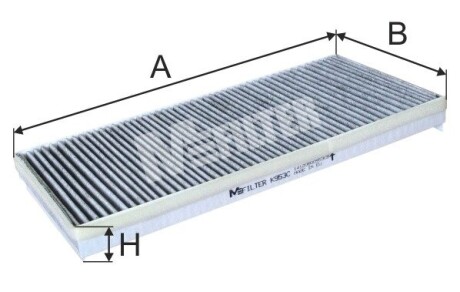 K 953 C Фільтр салона вугільний K 953C