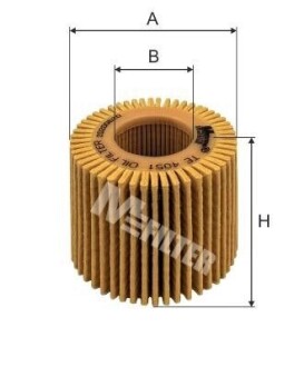 TE 4051 Фільтр мастила TE 4051